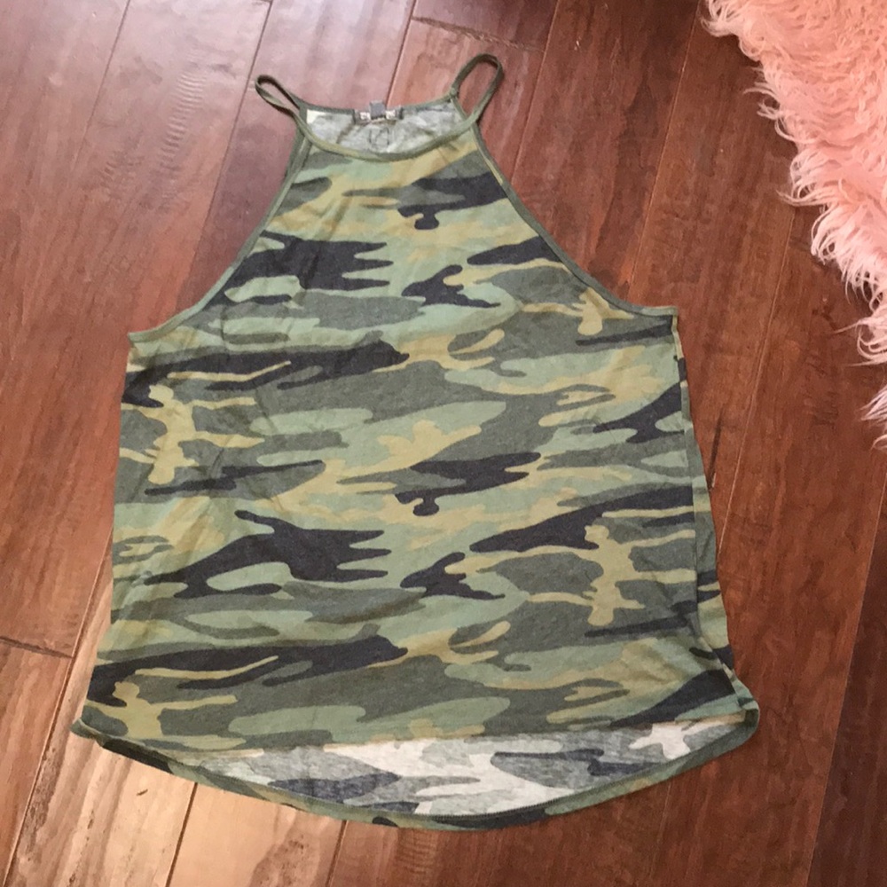 Camo tank top